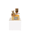 Load image into Gallery viewer, OOAK Japanese Poseable Jointed Teddy Honey Bear & Honeycomb Vignette