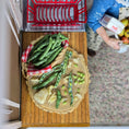 Load image into Gallery viewer, Al Chandronnait Fava Beans & Pecorino Preparation Chopping Board Vignette