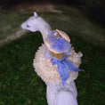 Load image into Gallery viewer, Victorian Little Girl in Periwinkle Lace Dollhouse Doll