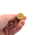 Load image into Gallery viewer, Kay Lewis Staffordshire Porcelain Cottage Built on a Brass Button