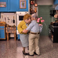 Load image into Gallery viewer, Julian Martinez Clay Aging "Still in Love" Couple Dollhouse Dolls France