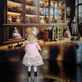 Load image into Gallery viewer, Bisque Victorian Mignonette Style Girl Doll with Inset Blue Glass Eyes