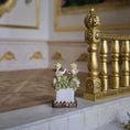 Load image into Gallery viewer, Maria Victoria Heredia Guerbos Cherub Mantel Clock Porcelain Spain