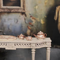 Load image into Gallery viewer, RESERVED FOR ALBERTINE ONLY Jean Yingling Sepia Brown Staffordshire Tea Set Service for Two