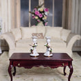 Load image into Gallery viewer, Jack Cashmere Bird Gilt Porcelain Candlesticks Pair Miniature Dollhouse