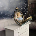 Load image into Gallery viewer, Unique Pat Boldt Pocket Watch Doll Diorama OOAK Miniature Dollhouse