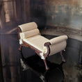 Load image into Gallery viewer, Silk Upholstered Regency Window Bench, Nicole Walton Marble and Judee Williamson