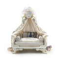 Load image into Gallery viewer, Pale Blue Toile Lit à la Polonaise Canopy Bed by June Clinkscales