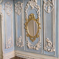 Load image into Gallery viewer, John J. Hodgson 22K Gold Gilt Baroque Oval Wall Mirror, 1:12 Scale