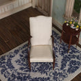 Load image into Gallery viewer, Robert Gray Silk Upholstered Georgian Camel Back Armchair
