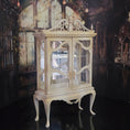 Load image into Gallery viewer, RARE 1:12 Millie & Ferd Sobol Chippendale Display Cabinet on Stand 1995