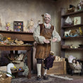 Load image into Gallery viewer, 1:12 Royal Prince or Young King Marionette Puppet by Loretta Kasza