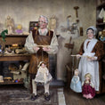Load image into Gallery viewer, Storybook Village Peasant Girl Marionette Puppet by Loretta Kasza