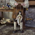Load image into Gallery viewer, Storybook Cleopatra Egyptian Princess Marionette Puppet by Loretta Kasza