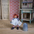 Load image into Gallery viewer, Handcrafted Raggedy Ann Rag Doll Toy for Dollhouse Doll Child