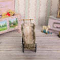 Load image into Gallery viewer, Peggie Taylor Victorian Wicker Baby Pram with Clay Doll for Nursery