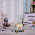 Load image into Gallery viewer, Hand Painted Sweet Lamb Pull Toy for Dollhouse Nursery
