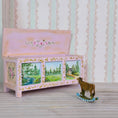 Load image into Gallery viewer, Barbara Cooper Painted Metal Primitive Rocking Cow Toy for Nursery