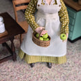 Load image into Gallery viewer, Al Chandronnait Split-Oak Apple Basket & Sculpted Granny Smith Apples