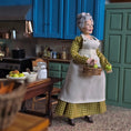 Load image into Gallery viewer, Al Chandronnait Split-Oak Apple Basket & Sculpted Granny Smith Apples
