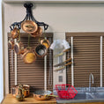 Load image into Gallery viewer, Lara Copper 11 Piece Copper Cookware Set & Hanging Rack
