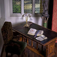 Load image into Gallery viewer, Art Nouveau Pond Lily Louis Comfort Tiffany Table Lamp 1:12