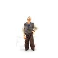 Load image into Gallery viewer, Sculpted Clay Cranky Elderly Gentleman Dollhouse Doll by Maria Jesus Chapparro