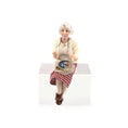 Load image into Gallery viewer, Julie Campbell Clay Embroidering Grandmother Granny Dollhouse Doll