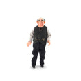 Load image into Gallery viewer, 1920s High Society Elder Gentleman Dollhouse Doll by Carol Bull "Bags of Character" Wool Suit