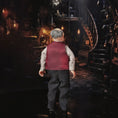 Load image into Gallery viewer, 1920s High Society Elder Gentleman Dollhouse Doll by Carol Bull "Bags of Character" Wool Suit
