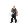 Load image into Gallery viewer, Jain Squires Giddy Kipper Clay Elder Gentleman Grandfather Dollhouse Doll with Spectacles & Case