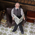 Load image into Gallery viewer, Jain Squires Giddy Kipper Clay Elder Gentleman Grandfather Dollhouse Doll with Spectacles & Case