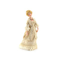 Load image into Gallery viewer, Loretta Kasza Blonde Victorian Lady Doll in Ivory Silk & Lace Gown Doll