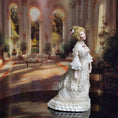 Load image into Gallery viewer, Loretta Kasza Blonde Victorian Lady Doll in Ivory Silk & Lace Gown Doll