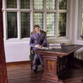 Load image into Gallery viewer, Handsome Fashionable Gentleman Man Dollhouse Doll in Gray Suit, Poseable