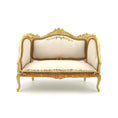 Load image into Gallery viewer, Aurearte Spain Hand Painted Louis XV Rococo Canapé Sofa with Silk Fringe