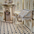 Load image into Gallery viewer, Aurearte Hand Painted Louis XV Ladies' Writing Desk & Chair Set Dollhouse Miniature