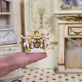 Load image into Gallery viewer, Maria Victoria Heredia Guerbos Cherub Mantel Clock Dollhouse Miniature