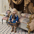 Load image into Gallery viewer, Tina Richardson Porcelain Girl Doll with Leather Boots 1:12 Miniature Dollhouse