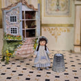 Load image into Gallery viewer, Diane Yunnie Porcelain Victorian Companion Doll for Child, Blue Silk Dress
