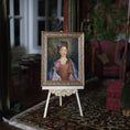 Load image into Gallery viewer, Paul Saltarelli Portrait of Princess Louisa Stewart Miniature Painting with Carved Frame