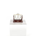 Load image into Gallery viewer, Mike Sparrow Tantalus Liquor Cabinet Barware Set Glass, Silver & Mahogany