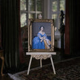 Load image into Gallery viewer, Linda McBreen 2010 "The Princesse de Broglie" After Ingres Framed Oil Painting