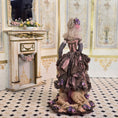 Load image into Gallery viewer, Stacy Hoffman Porcelain Victorian Lady Dollhouse Doll Floral & Lace Gown