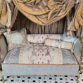 Load image into Gallery viewer, June Clinkscales 2009 Opulent Draped Silk Louis XV Canopy Daybed OOAK