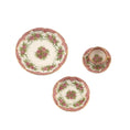 Load image into Gallery viewer, Teresa Welch Hand-Painted PINK Rose 4-Piece Porcelain Place Setting 2014