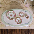 Load image into Gallery viewer, Teresa Welch Hand-Painted PINK Rose 4-Piece Porcelain Place Setting 2014