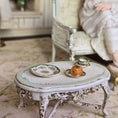 Load image into Gallery viewer, Teresa Welch Gilt GREEN Rose Porcelain 4-Piece Place Setting 2014