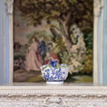 Load image into Gallery viewer, Jack Cashmere Blue Bird & Morning Glory Porcelain Decorative Bowl RARE