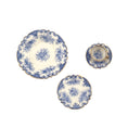 Load image into Gallery viewer, Teresa Welch 2016 Gilt 4-Piece Cobalt Blue Porcelain Place Setting